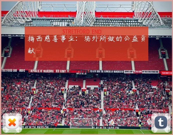 梅西慈善事业：场外所做的公益贡献